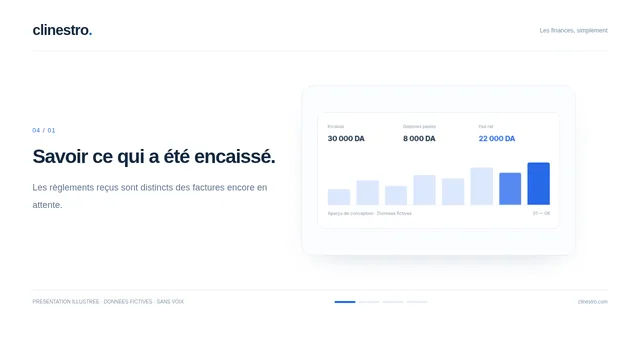 Aperçu de conception · Données fictives — Les finances, simplement
